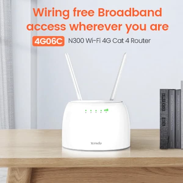 مودم روتر 4G LTE بی‌سیم تندا مدل 4G06c — تصویر ۶
