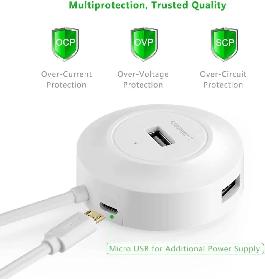 هاب 4 پورت USB 2.0 یوگرین مدل 20270 — تصویر ۷