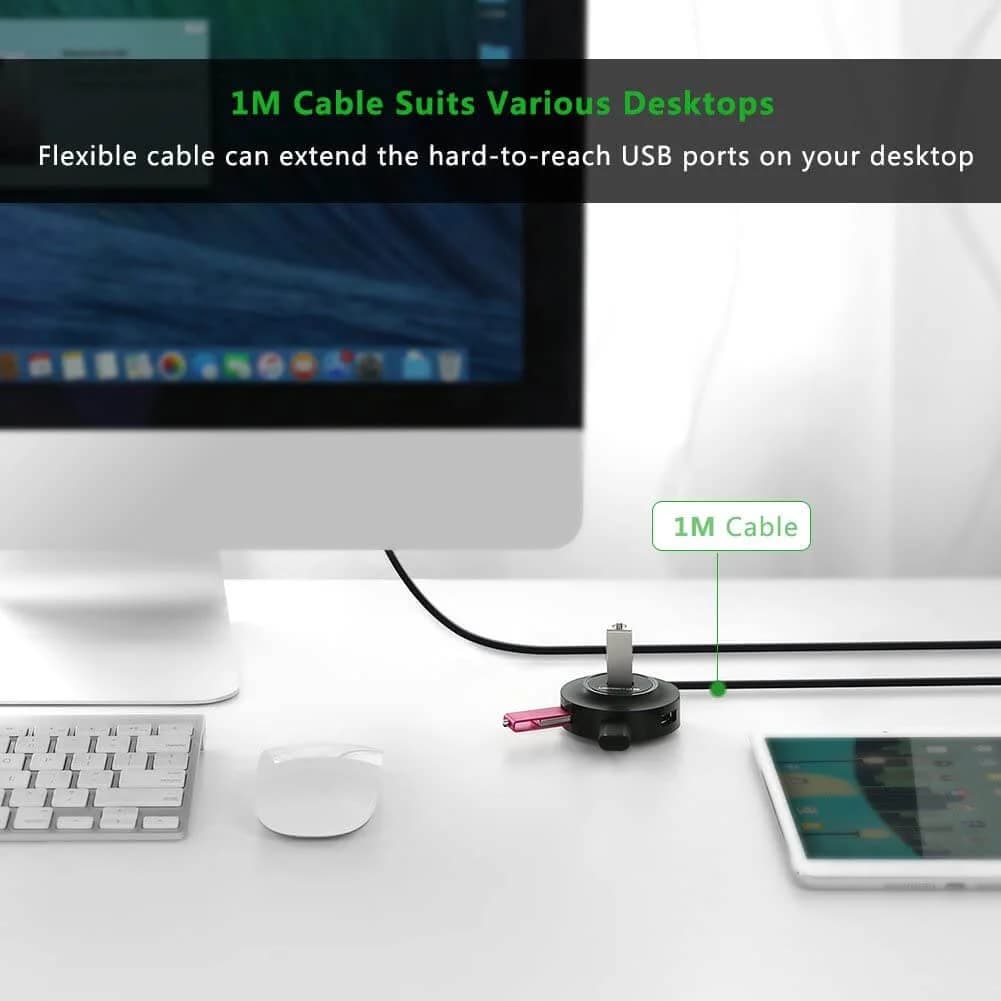 هاب 4 پورت USB 2.0 یوگرین مدل 20270 — تصویر ۹