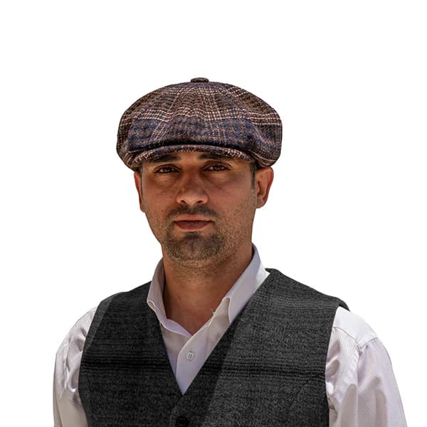 کلاه چهارخانه پشمی — تصویر ۵
