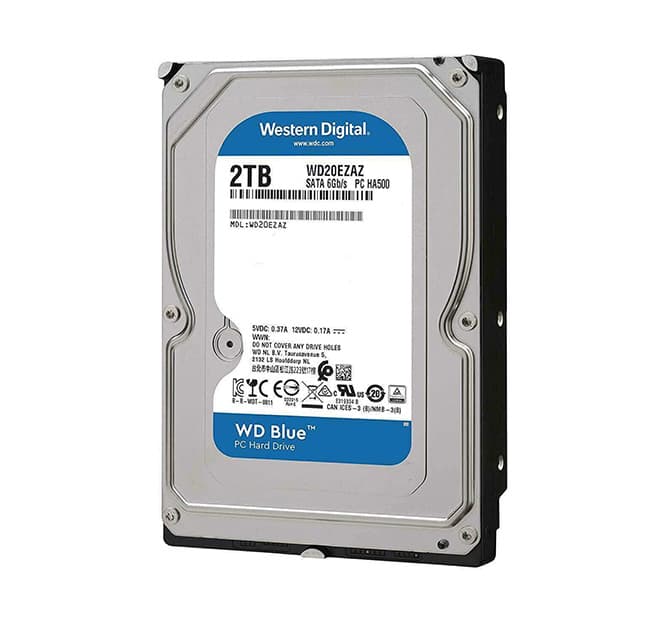 هارد اینترنال وسترن دیجیتال آبی Western Digital BLUE 2TB — تصویر ۹