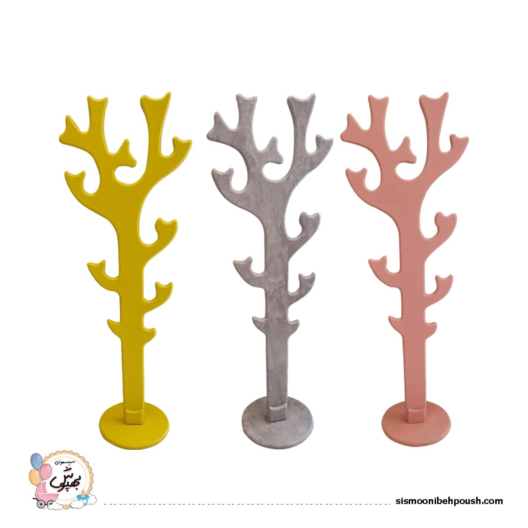 چوب لباسی چوبی اتاق کودک طرح درخت