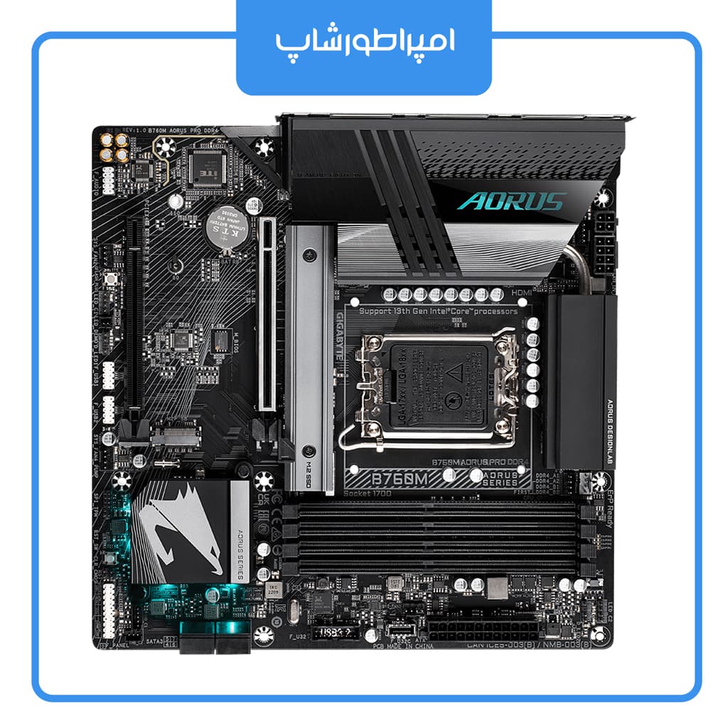مادربرد GIGABYTE B760M AORUS PRO DDR4 — تصویر ۷