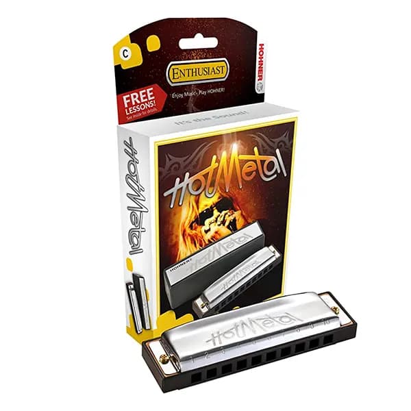 سازدهنی دیاتونیک Hohner مدل Hot Metal — تصویر ۱۱