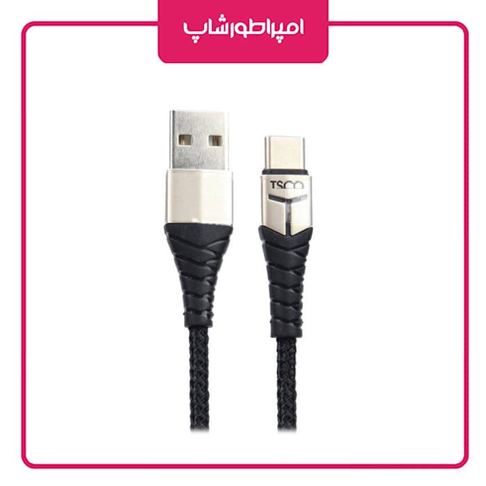 قیمت کابل شارژر USB Type C تسکو مدل TCC186