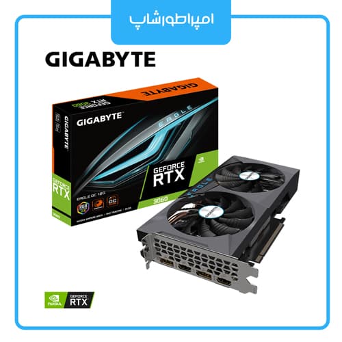 کارت گرافیک گیگابایت Gigabyte RTX 3060 EAGLE OC 12gb