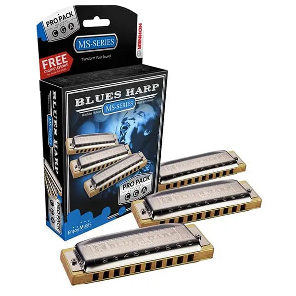 سازدهنی دیاتونیک Hohner مدل Blues Harp MS — تصویر ۶