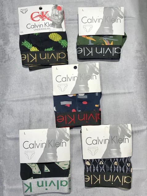 شورت مردانه اسلیپ برند Calvin Klein طرح کش پهن فانتزی — تصویر ۵
