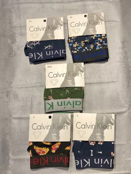 شورت مردانه اسلیپ برند Calvin Klein طرح کش پهن فانتزی — تصویر ۶