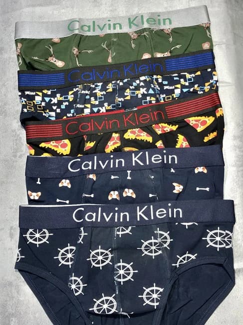 شورت مردانه اسلیپ برند Calvin Klein طرح کش پهن فانتزی — تصویر ۷