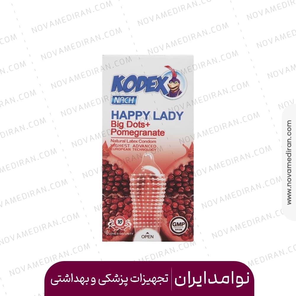 کاندوم کدکس ۱۰ عددی هپی لیدی — تصویر ۶