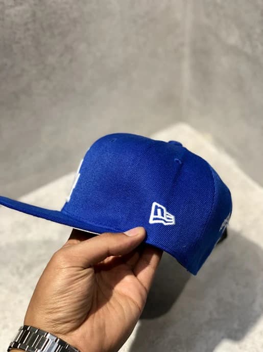 کلاه کپ برند New Era فیت بک سایز 1/8 7 طرح LA 7x آبی — تصویر ۶