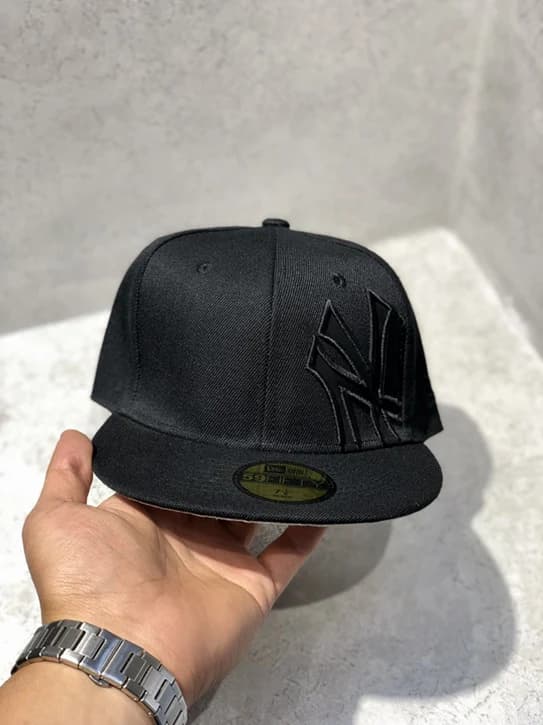 کلاه کپ برند New Era فیت بک سایز 1/8 7 طرح NY مات