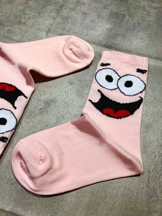 جوراب ساقدار بچگانه برند Ekmen Socks طرح پاتریک سایز 6 — تصویر ۳