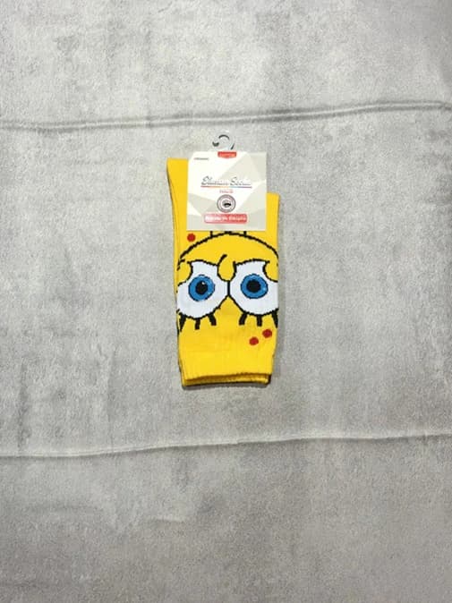 جوراب ساقدار بچگانه برند Ekmen Socks طرح باب اسفنجی سایز 6 — تصویر ۸