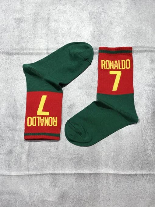 جوراب ساقدار بچگانه برند Ekmen Socks طرح رونالدو سایز 6 — تصویر ۱۰