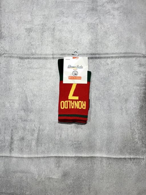 جوراب ساقدار بچگانه برند Ekmen Socks طرح رونالدو سایز 6