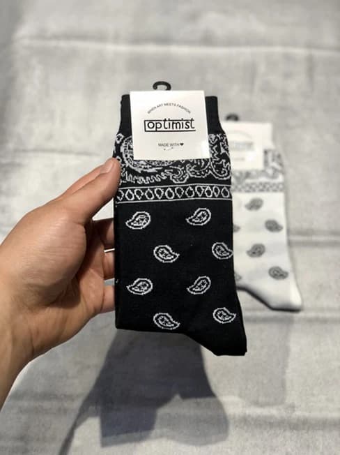 جوراب ساقدار اسپرت برند Optimist طرح بته جقه — تصویر ۶