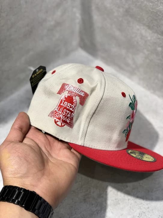 کلاه کپ برند New Era فیت بک سایز 1/4 7 طرح فیلادلفیا — تصویر ۶