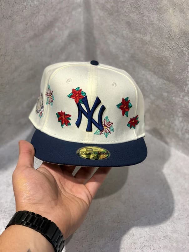 کلاه کپ برند New Era فیت بک سایز 1/8 7 طرح NY گل رز — تصویر ۹