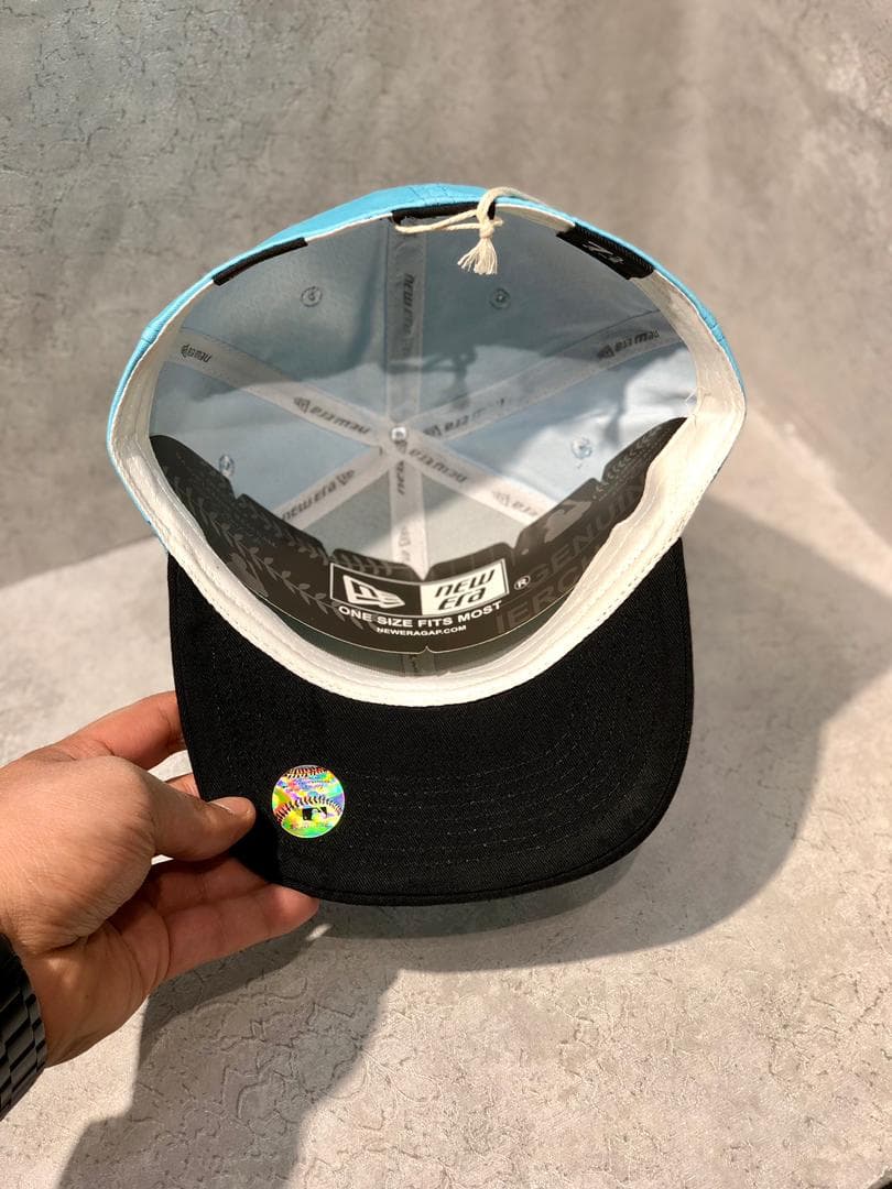 کلاه کپ برند New Era فیت بک سایز 3/8 7 طرح NY — تصویر ۷