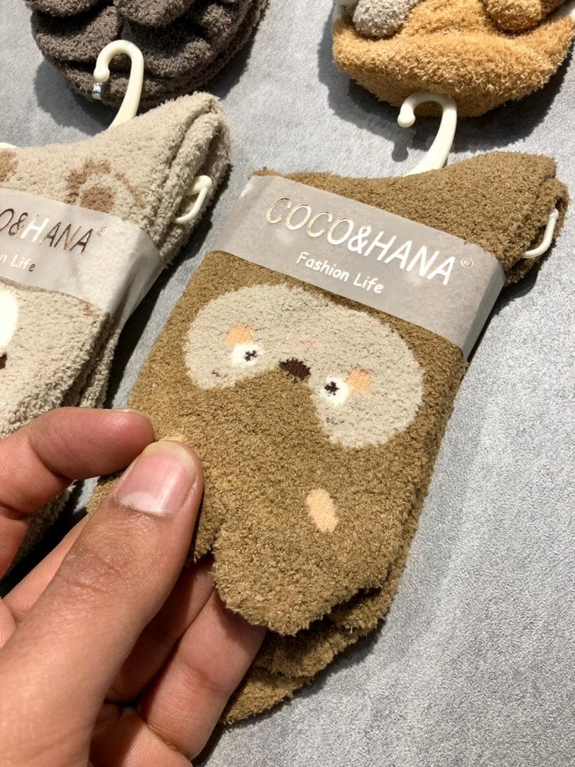 جوراب ساقدار گوش دار زنانه برند COCO & HANA طرح عروسک — تصویر ۵