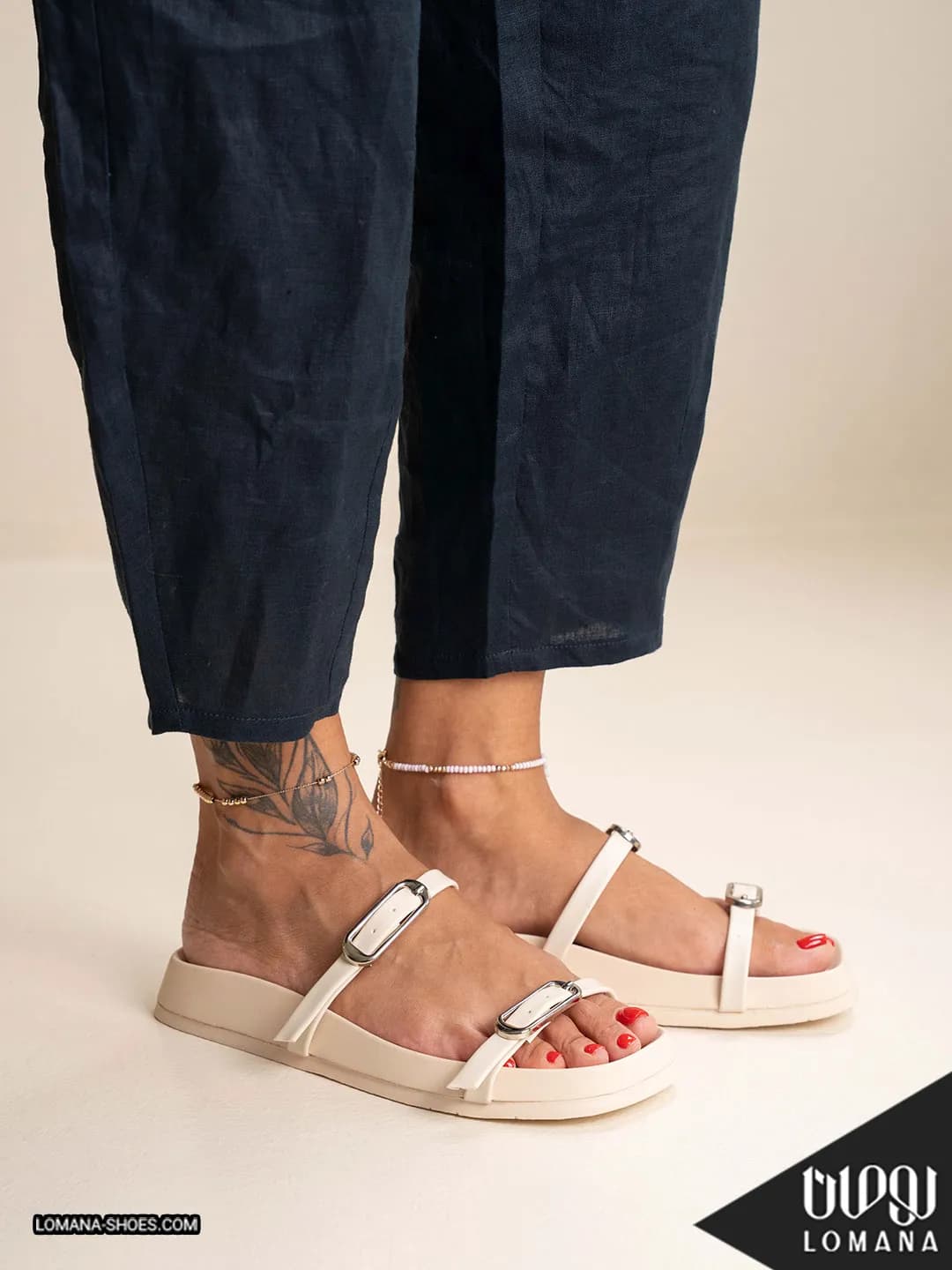 اسلیپر دوبند زنانه راحتی Z1 لومانا – کد 3019 — تصویر ۹