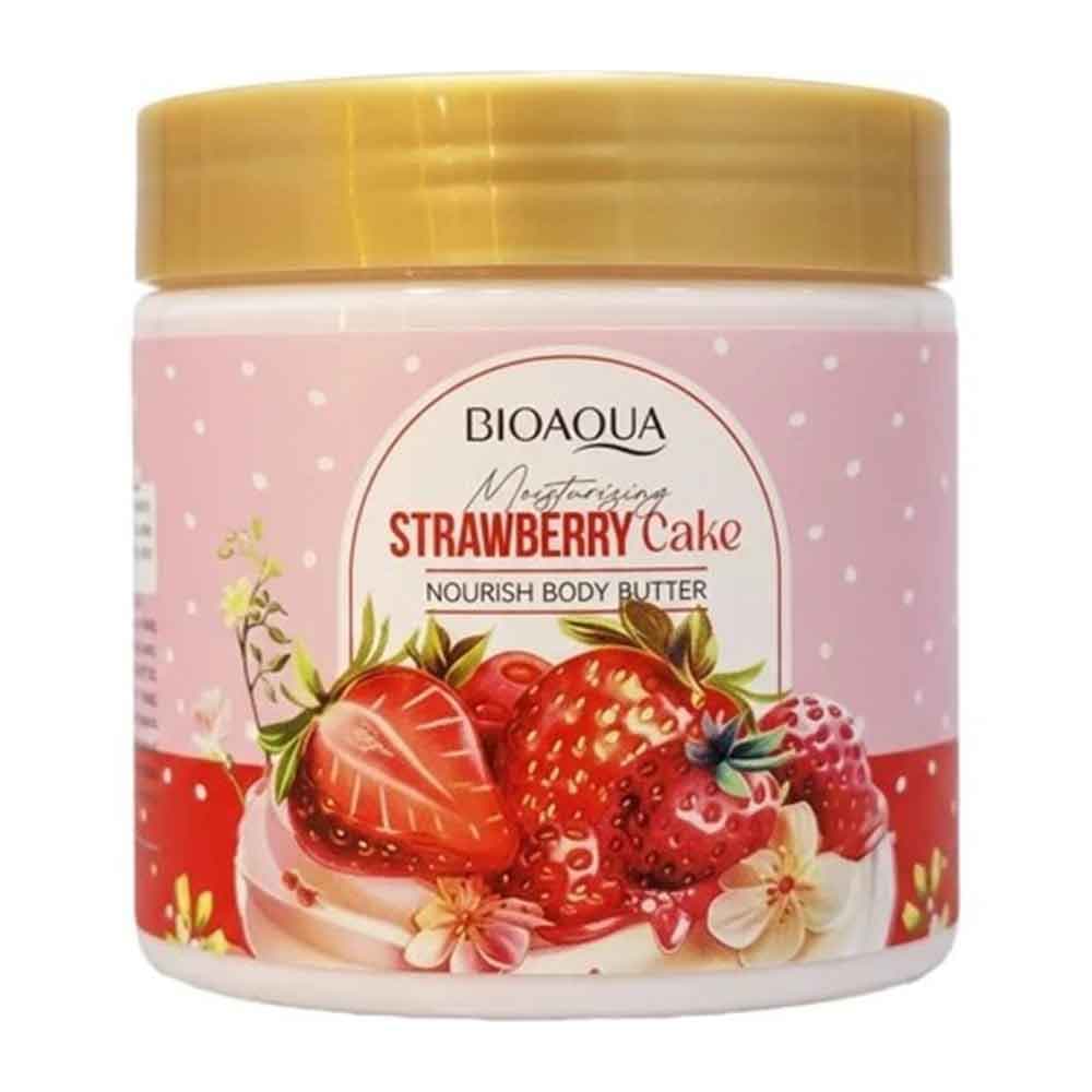 کره بدن توت فرنگی حجم ۲۰۰ گرم مرطوبکننده عمیق