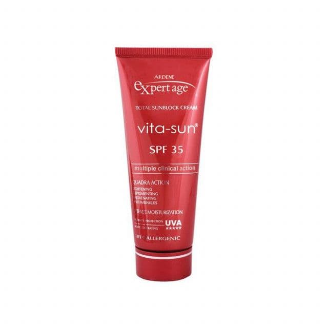 کرم ضد آفتاب آردن اکسپرت ایج مدل Vita-Sun SPF 35 مناسب پوست معمولی حجم 45 میلی لیتر – بی رنگ