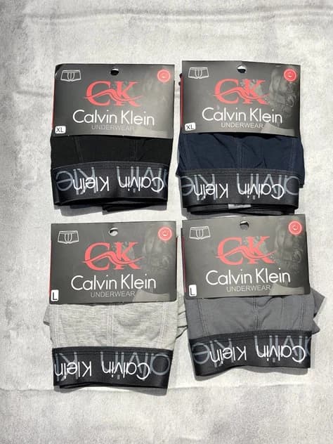 شورت مردانه نیم پا برند Calvin Klein طرح کش پهن — تصویر ۴