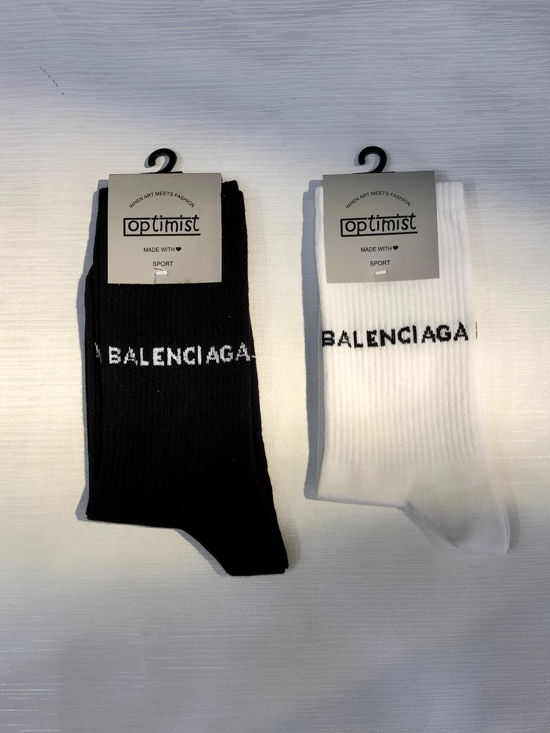 جوراب ساقدار کش انگلیسی اسپرت برند Optimist طرح بالنسیاگا — تصویر ۶