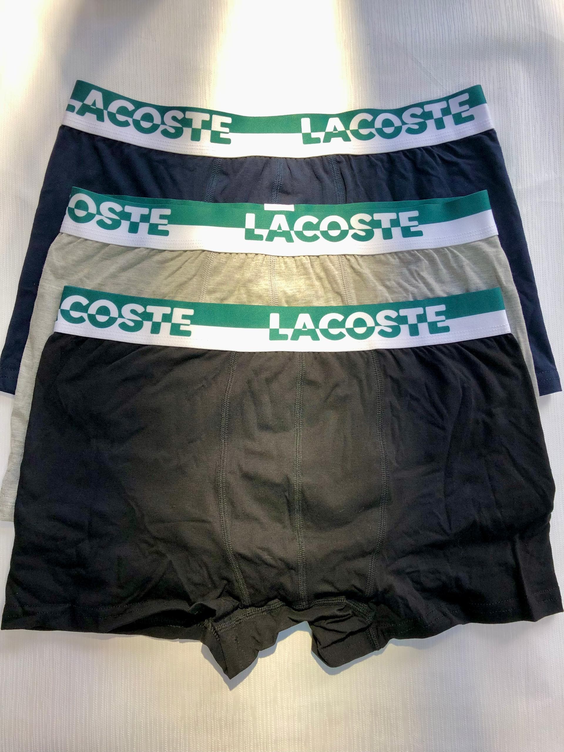 شورت مردانه نیم پا برند Lacoste طرح کش پهن — تصویر ۷