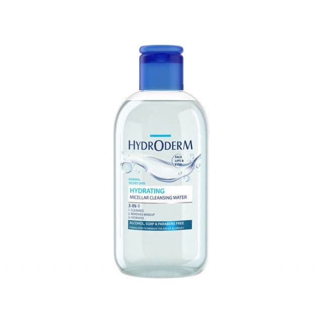 میسلار واتر 3 در 1 هیدرودرم مدل Hydrating مناسب پوست نرمال تا خشک حجم 250 میلی لیتر