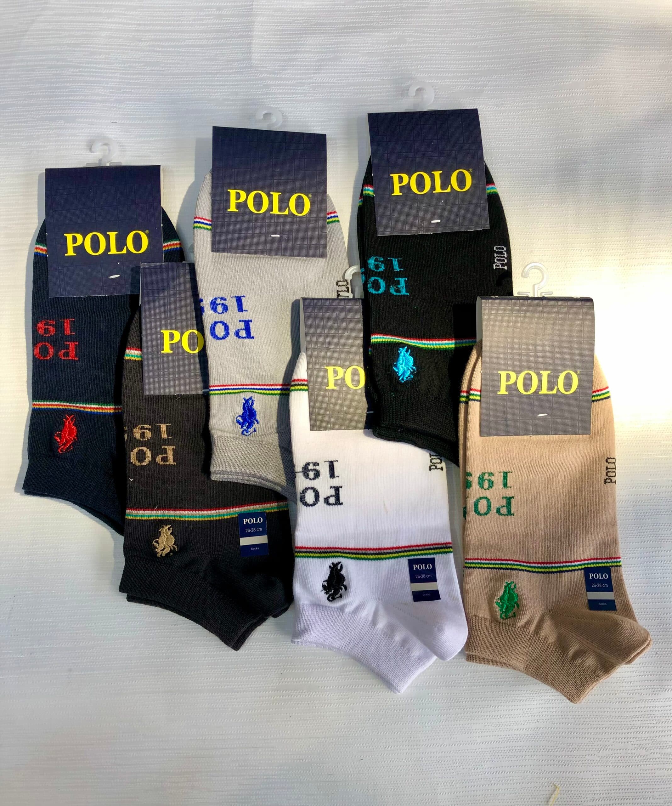 جوراب مچی مردانه برند POLO طرح پولو 1996