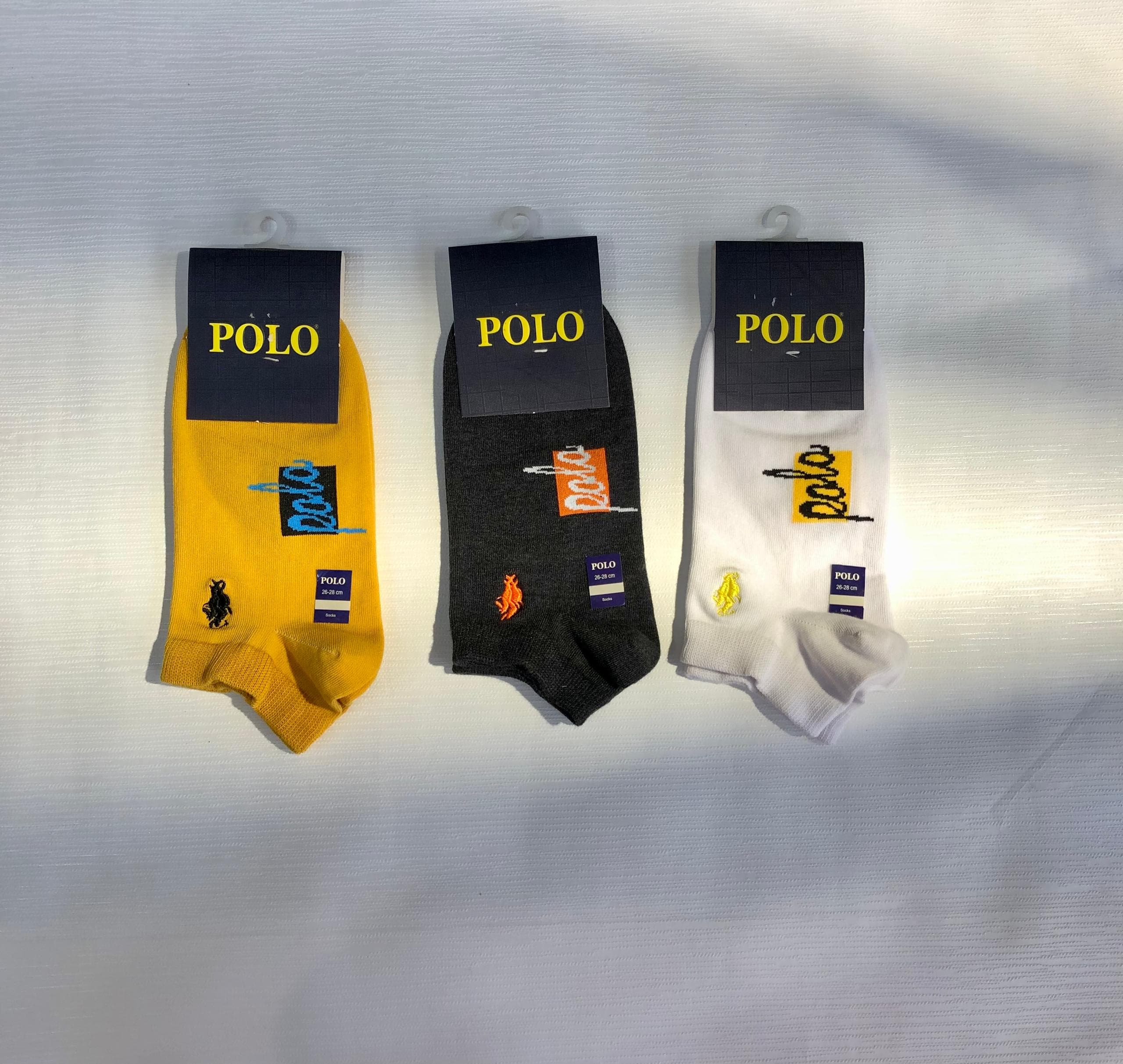 جوراب مچی مردانه برند POLO طرح نوشته پولو