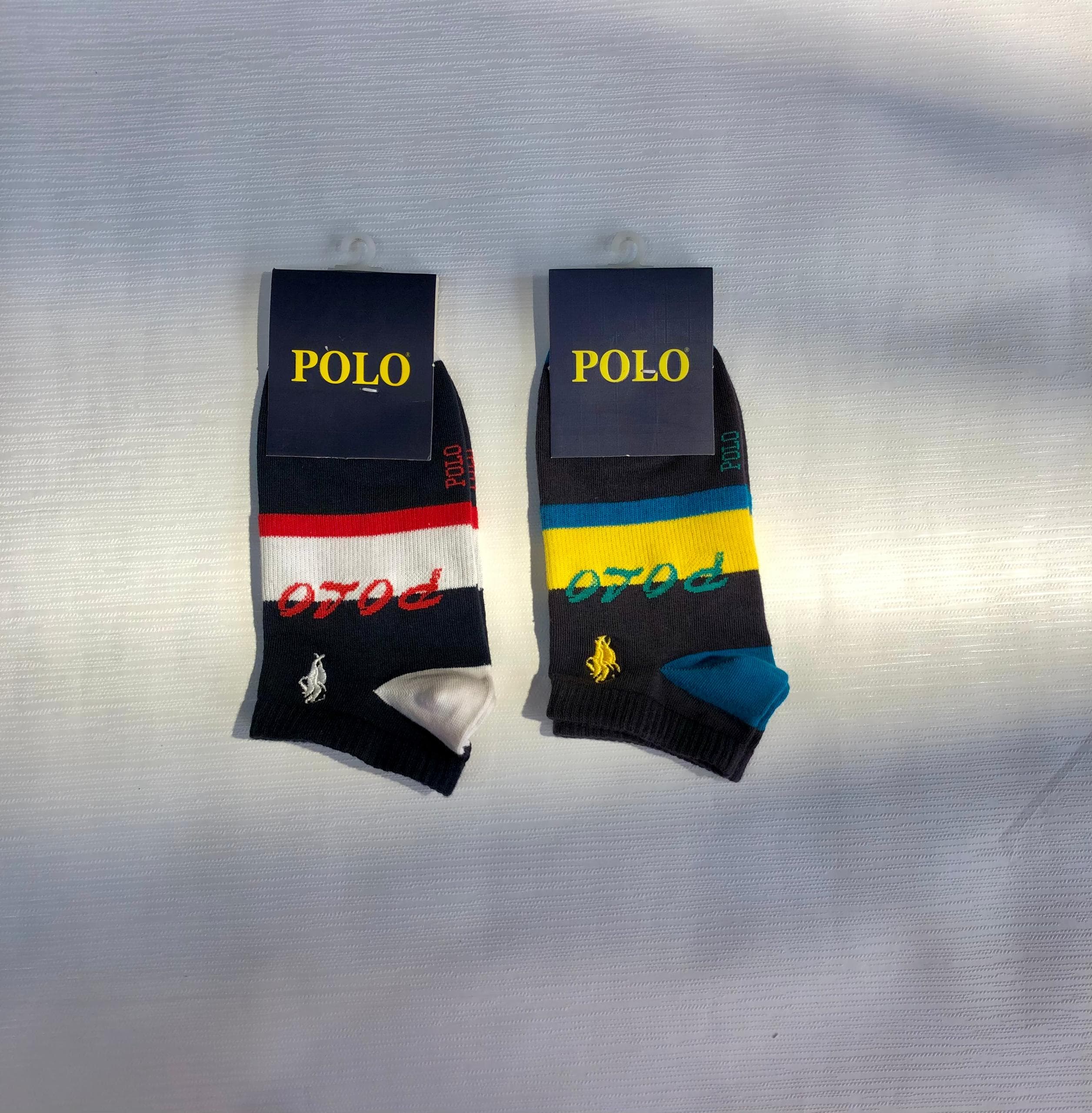 جوراب مچی مردانه برند POLO طرح تک رینگ