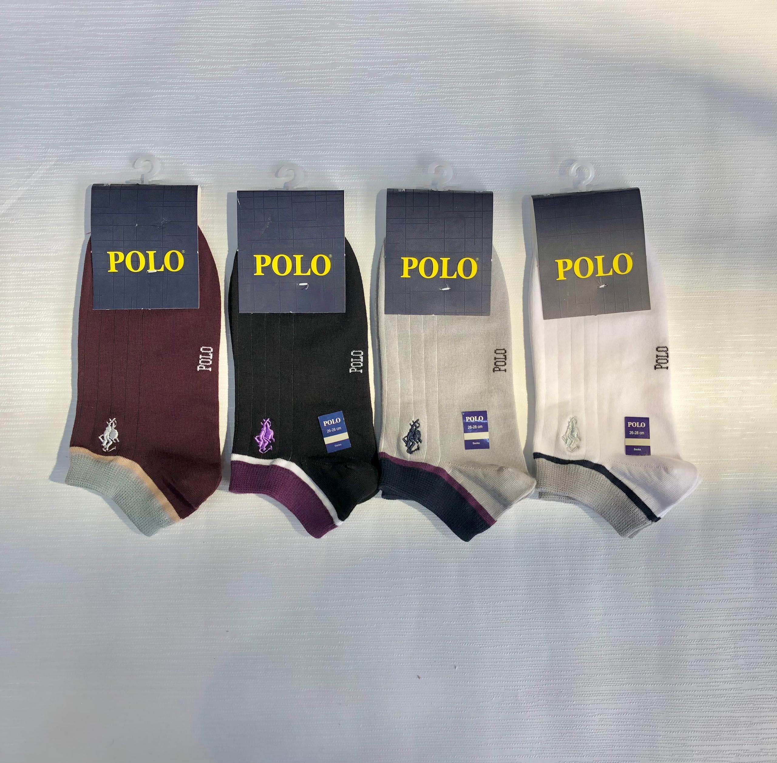 جوراب مچی مردانه برند POLO طرح رینگ — تصویر ۲