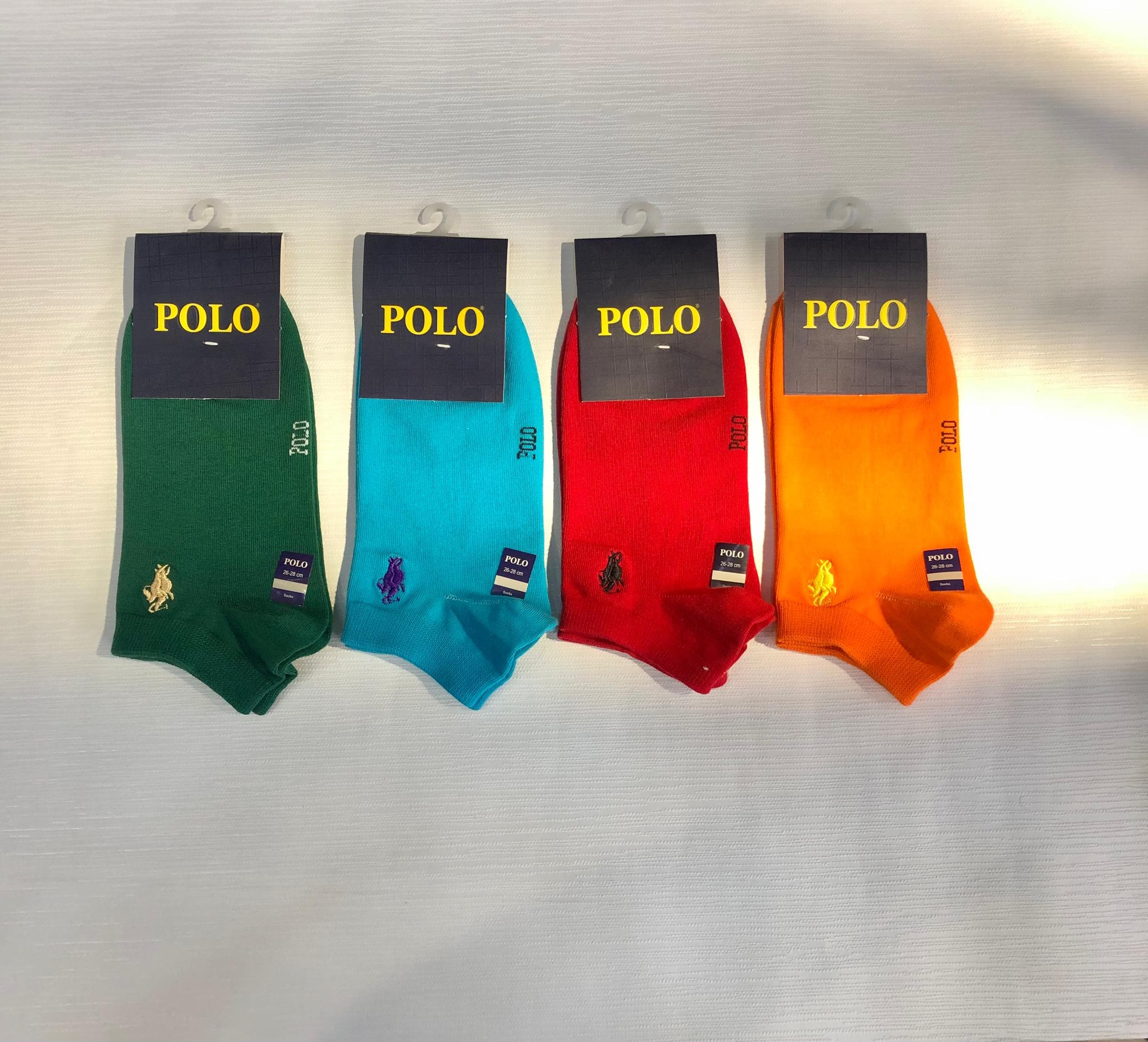 جوراب مچی مردانه برند POLO طرح ساده گلدوزی — تصویر ۹