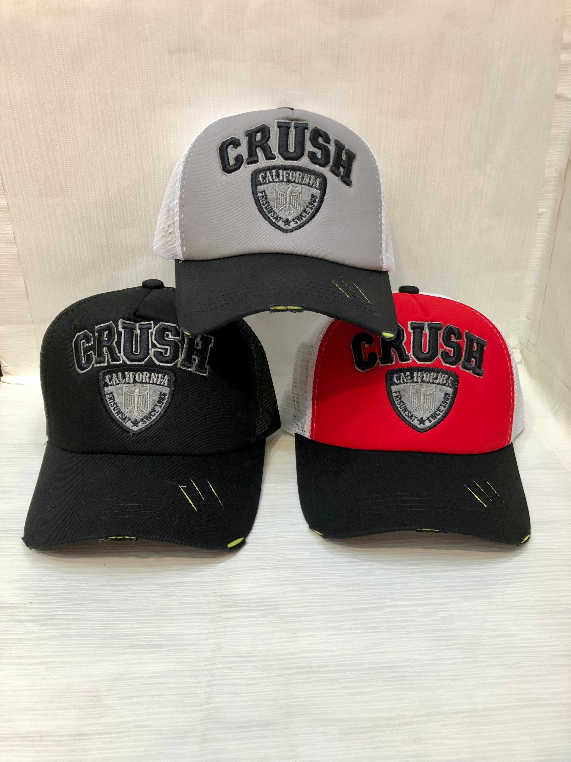 کلاه بیسبالی پشت توری زاپدار طرح آیسان CRUSH