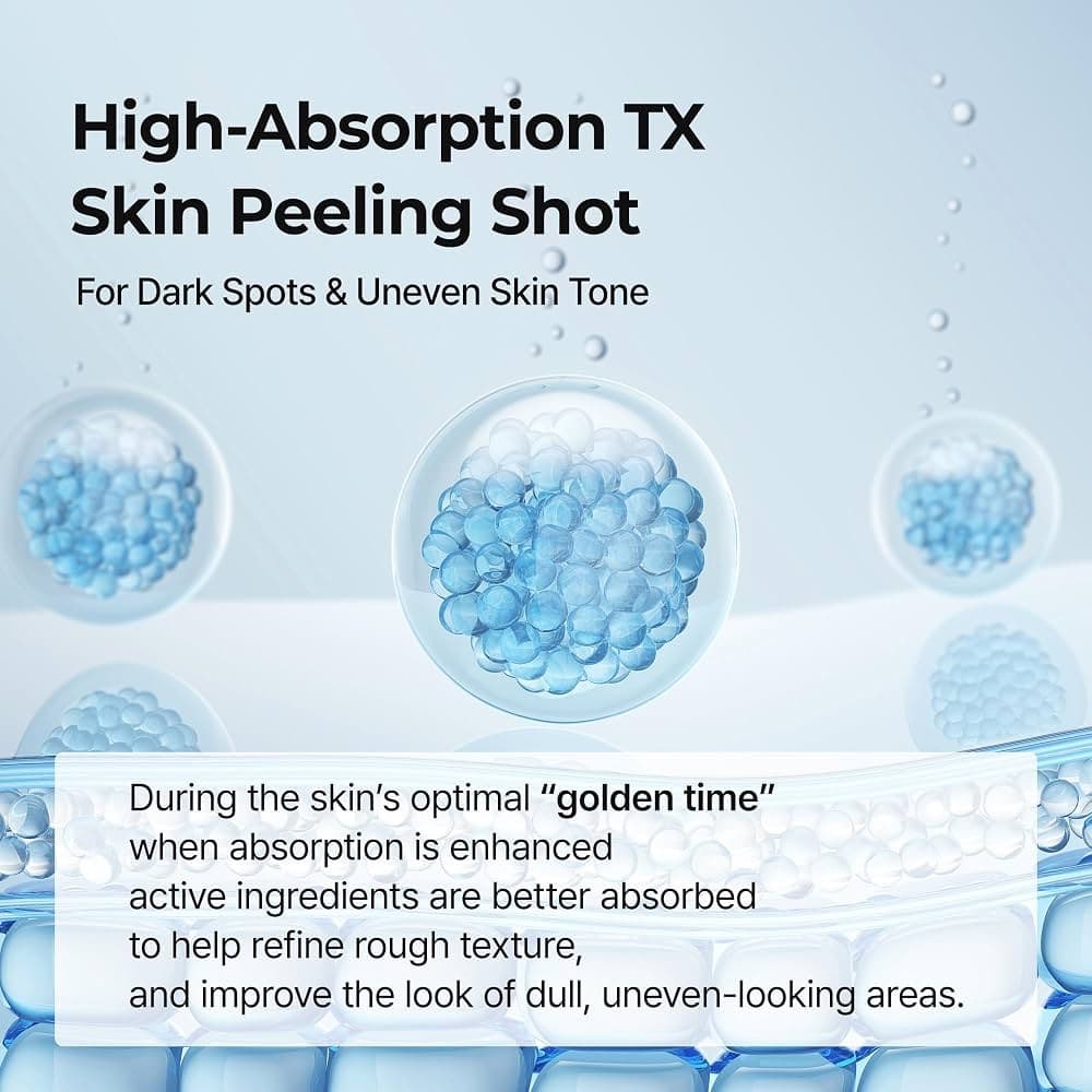 سرم لایهبردار و روشنکننده ترانگزامیک اسید دکتر ملاکسین (Dr. Melaxin TX Brightening Peel Shot) – 80 میلیلیتر — تصویر ۸