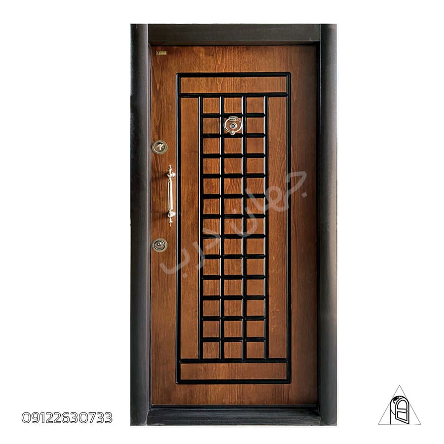 درب ضد سرقت رویه راش cnc طرح کنت