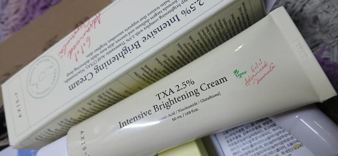کرم روشن‌کننده و ضدلک قوی ترانگزامیک اسید اکسیس وای حجمAxis-Y TXA 2.5% Intensive Brightening Cream – 50ml — تصویر ۸