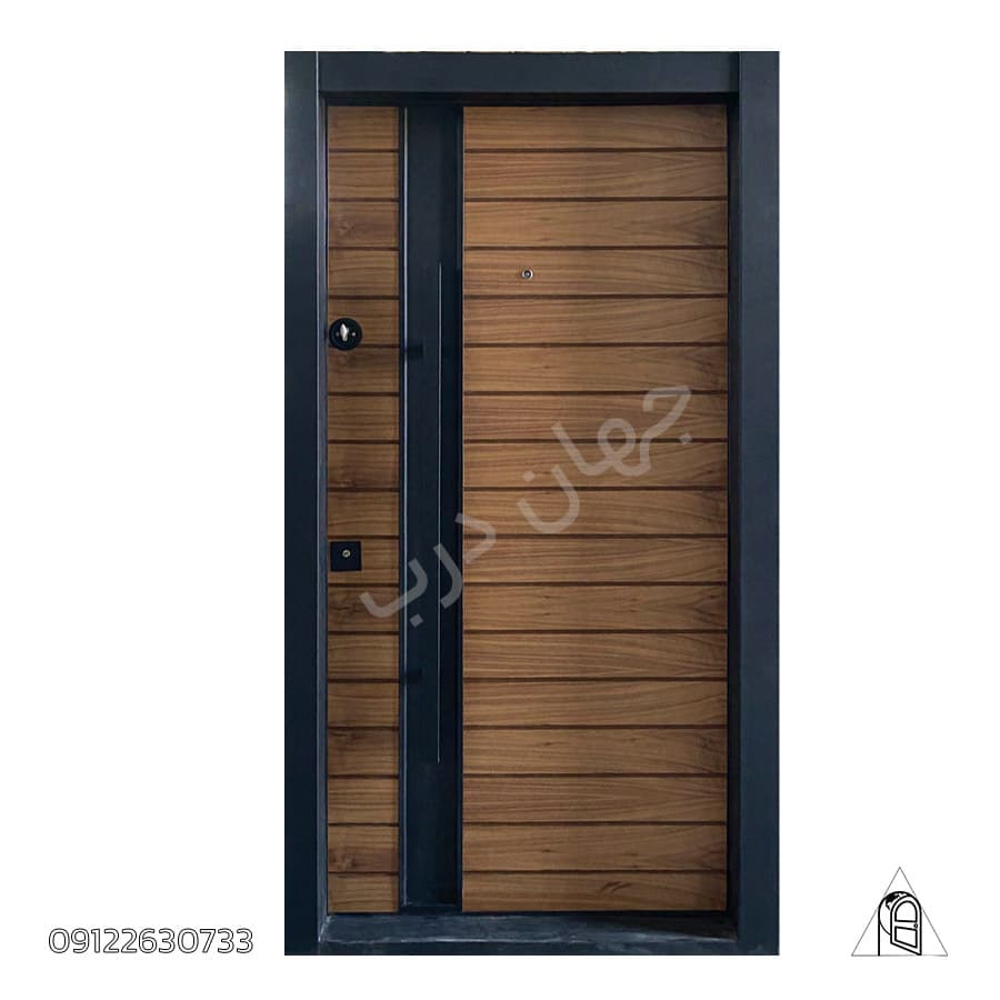 درب ضد سرقت رویه گردو طرح آرتا نوین — تصویر ۳