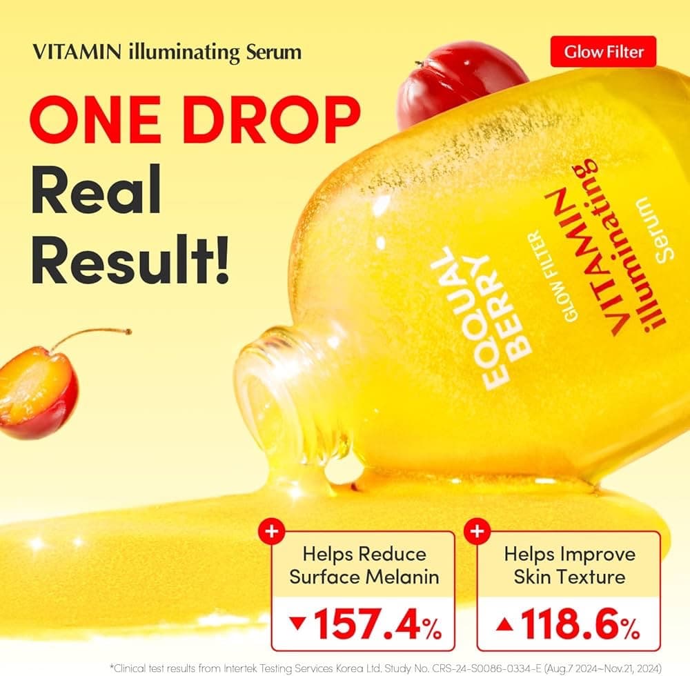 سرم ویتامین سی اکوال بری حجم ۳۰ میل EQQUALBERRY VITAQUEEN | روشن‌کننده قوی، ضدلک و تقویت‌کننده سد دفاعی پوست — تصویر ۳