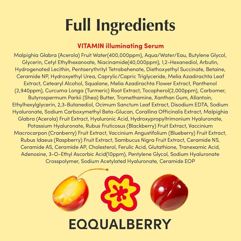 سرم ویتامین سی اکوال بری حجم ۳۰ میل EQQUALBERRY VITAQUEEN | روشن‌کننده قوی، ضدلک و تقویت‌کننده سد دفاعی پوست — تصویر ۸