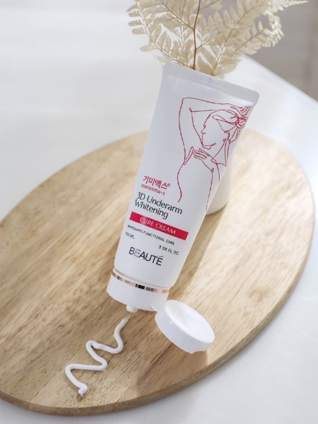 کرم روشن کننده قوی بدن بیوتی (بیوته) درمان تخصصی نواحی تیره بدن حجم 100میل MELASMA-X 3D UNDERARM WHITENING CURE CREAM — تصویر ۵