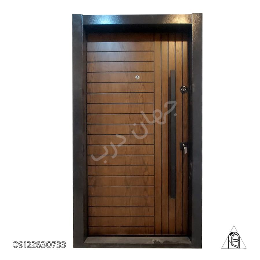 درب ضد سرقت روکش راش طرح دلسا — تصویر ۲