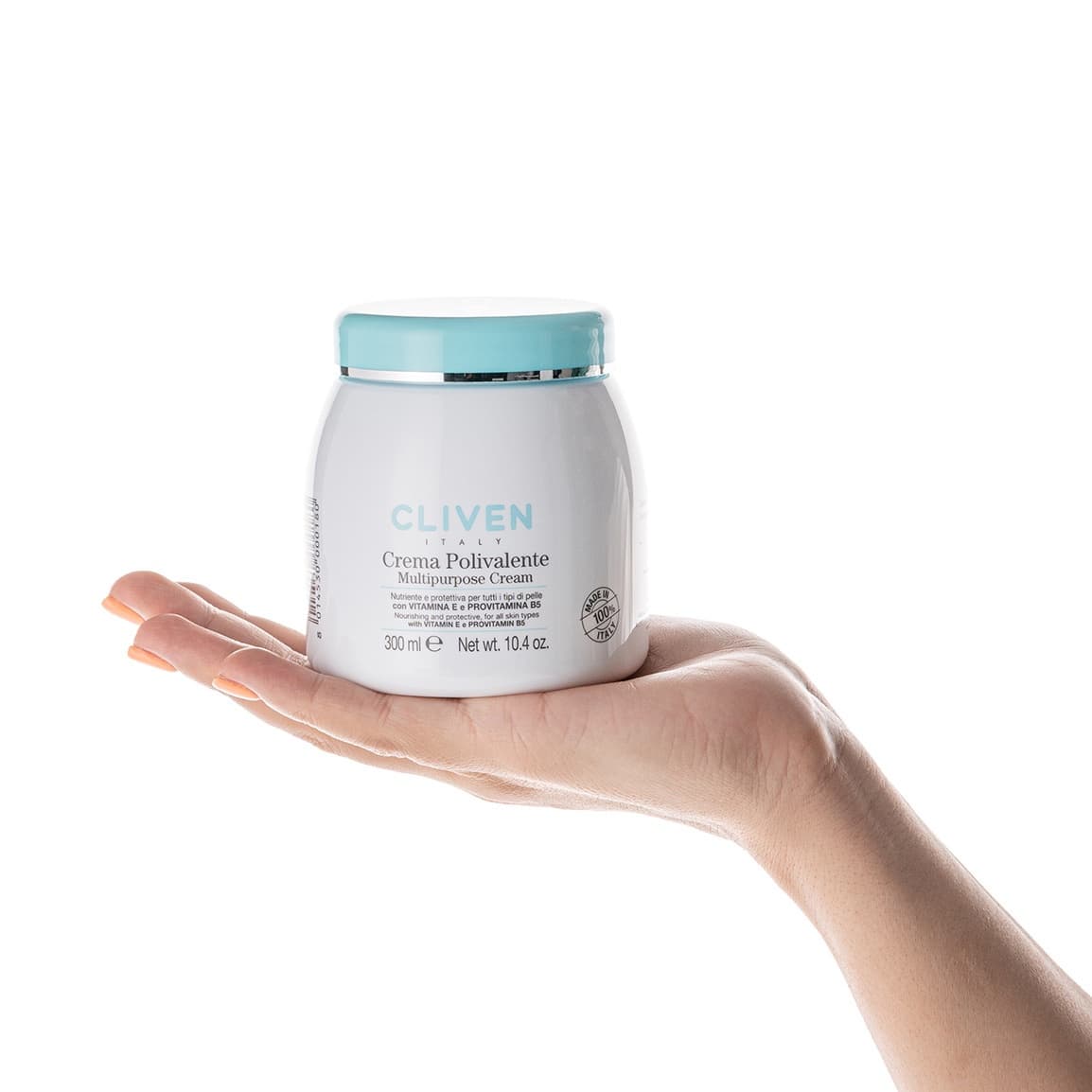 کرم چند منظوره کلیون مرطوب کننده و آبرسان 300 میل CLIVEN ITALY Crema Polivalente Multipurpose Cream — تصویر ۴