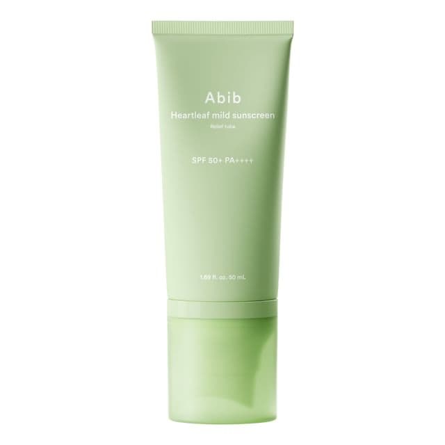 ضدآفتاب فیزیکی هارتلیف ابیب Abib Heartleaf mild sunscreen50ml