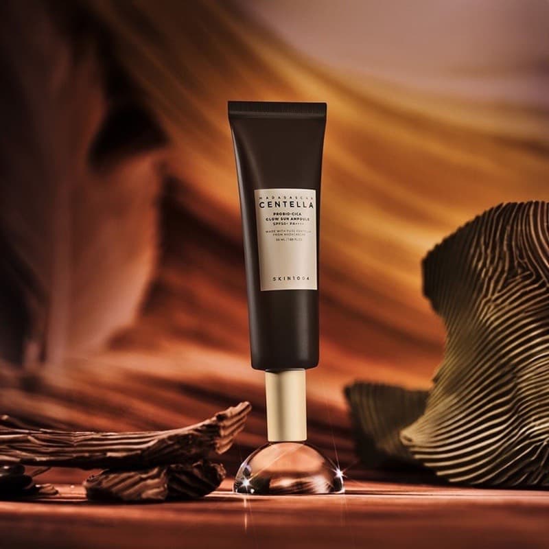 ضد آفتاب تقويت كننده و درخشان كننده پروبيو سيكا اسكين1004 SKIN1004 Madagascar Centella Probio-cica Glow Sun Ampoule 100ml — تصویر ۵